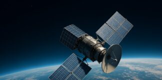 Satellit i omloppsbana