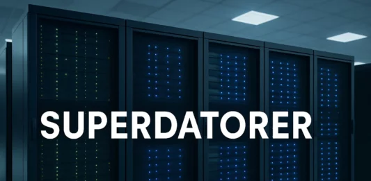 Superdatorer i serverhall – kraftfull datorkapacitet för forskning och AI