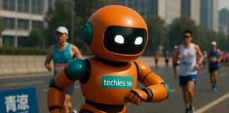 Techiesroboten springer maraton - techies.se