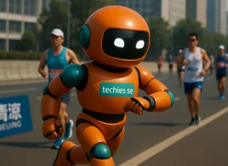 Techiesroboten springer maraton - techies.se