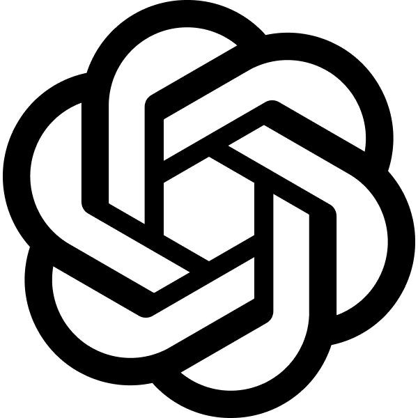 Officiell ChatGPT-logga från OpenAI.