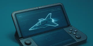 Foldable gaming console