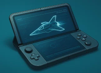 Foldable gaming console