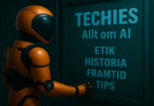 Techiesroboten utforskar grunderna i artificiell intelligens – från etik till framtidsspaningar.