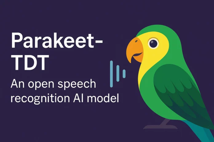Parakeet-TDT - Transkribera tal till text