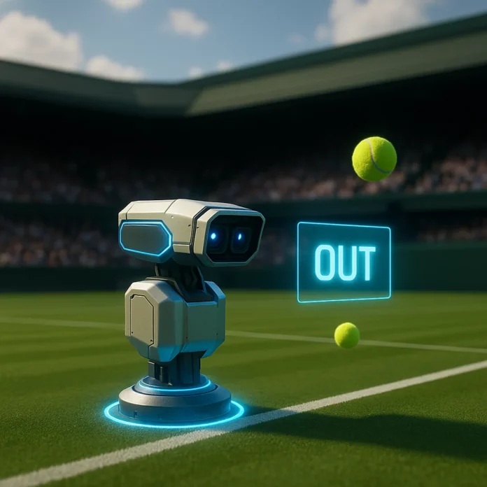 AI-linjedomare ersätter människor på Wimbledon 2025 med Hawk-Eye Live-systemet