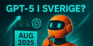 ChatGPT5. Techies.se roboten visar att ChatGPT5 sägs släppas under Augusti 2025-