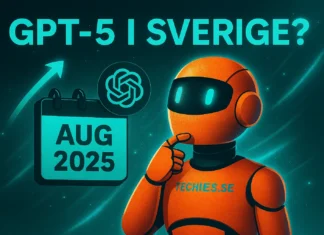 ChatGPT5. Techies.se roboten visar att ChatGPT5 sägs släppas under Augusti 2025-